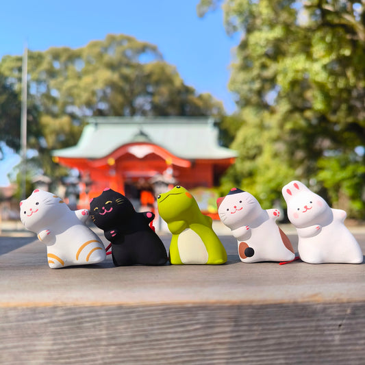 ひょっこりおみくじ（ねこ・かえる・うさぎ）