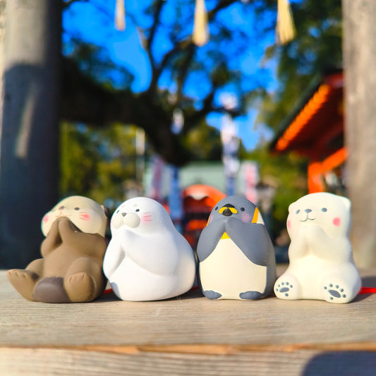 冬のどうぶつお祈りおみくじ