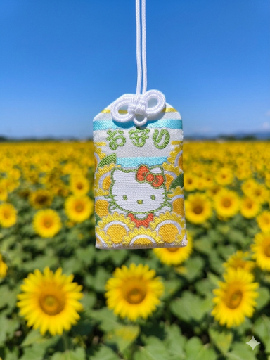 キティコラボお守り　夏バージョン
